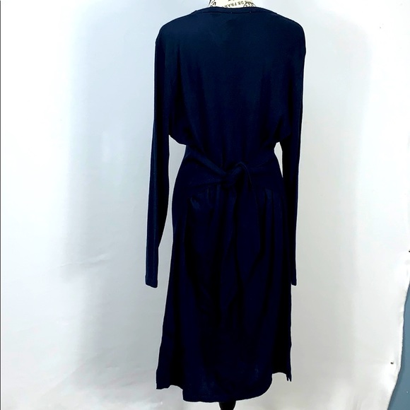 NWT ASOS Knit Dress Navy Size 18 - Picture 8 of 9